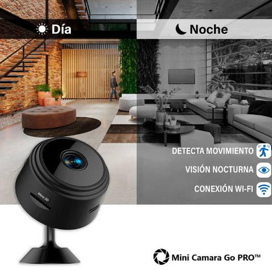 Mini Camara Go PRO™ + Soporte magnético y cable de regalo