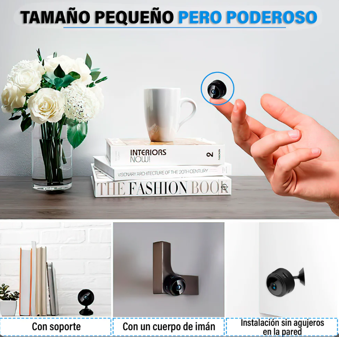 Mini Camara Go PRO™ + Soporte magnético y cable de regalo