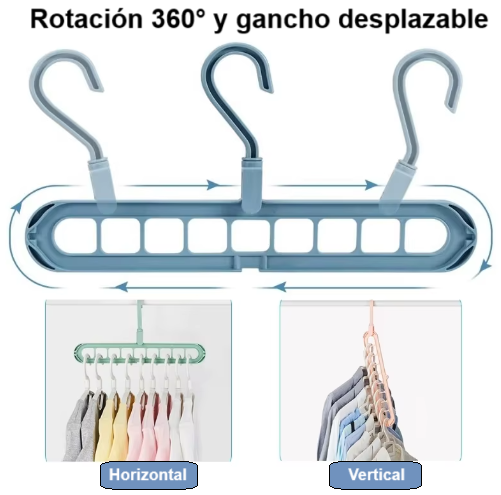 Pack 10 Percheros Mágicos