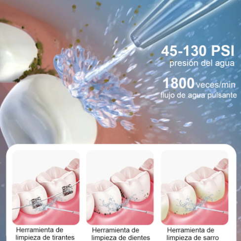 Irrigador Bucal Eléctrico Recargable USB