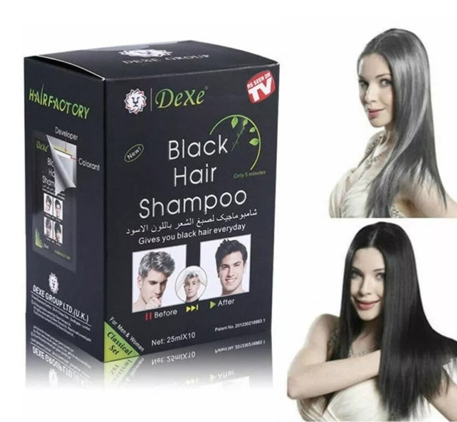 NUEVO SHAMPOO ANTI-CANAS (caja x10 sobres)